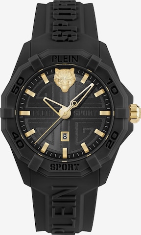 Plein Sport Analog Watch in Black: front