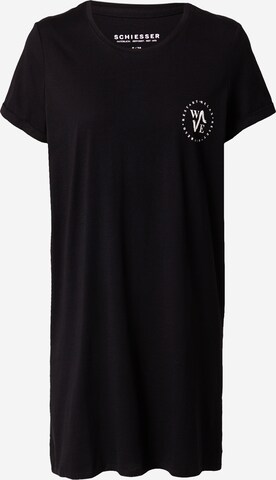 Chemise de nuit SCHIESSER en noir : devant