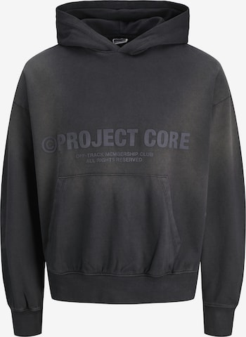 Sweat-shirt JACK & JONES en noir : devant