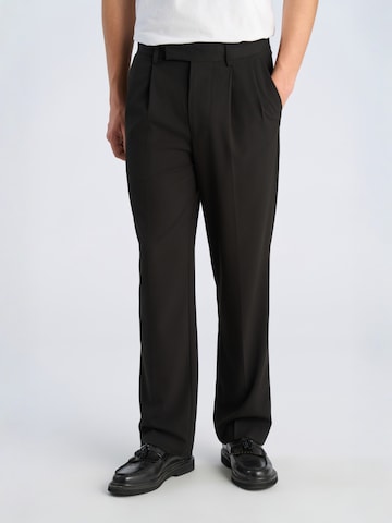 Lindbergh Wide Leg Lærredsbukser i sort