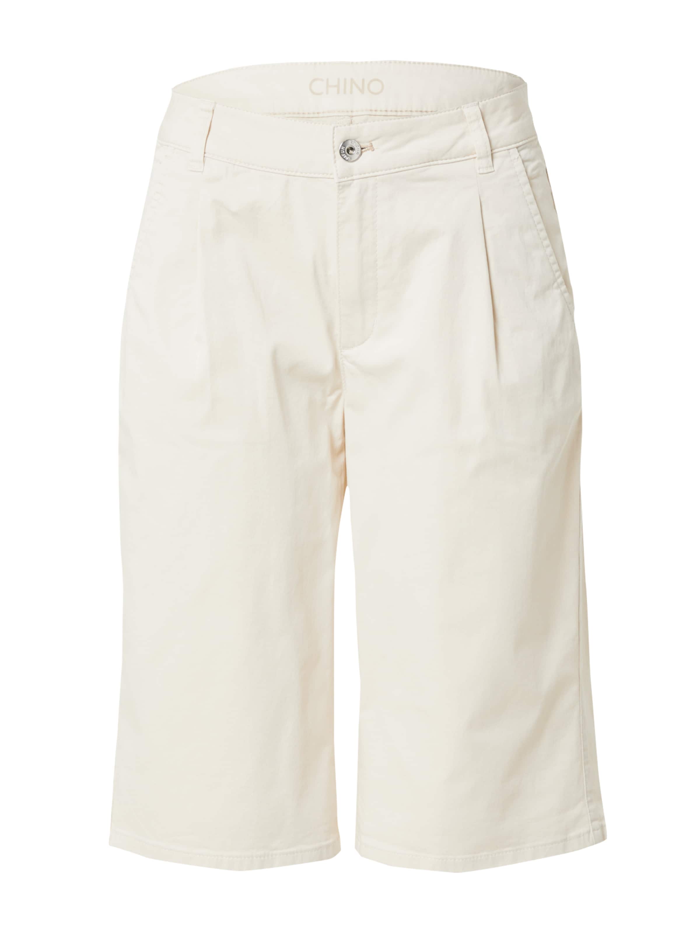 TAIFUN Plisované nohavice - šedobiela, Produkt