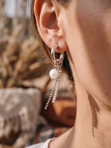 Nemomatheo Ohrringe 'Stella & Perla'‌‌‌‌‌‌‌‌‌ in Silber