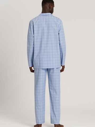 Hanro Long Pajamas in Blue