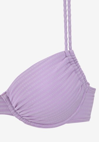 VENICE BEACH T-shirt Bikini in Purple