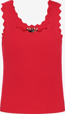 Tops en tricot MYMO en rouge : devant