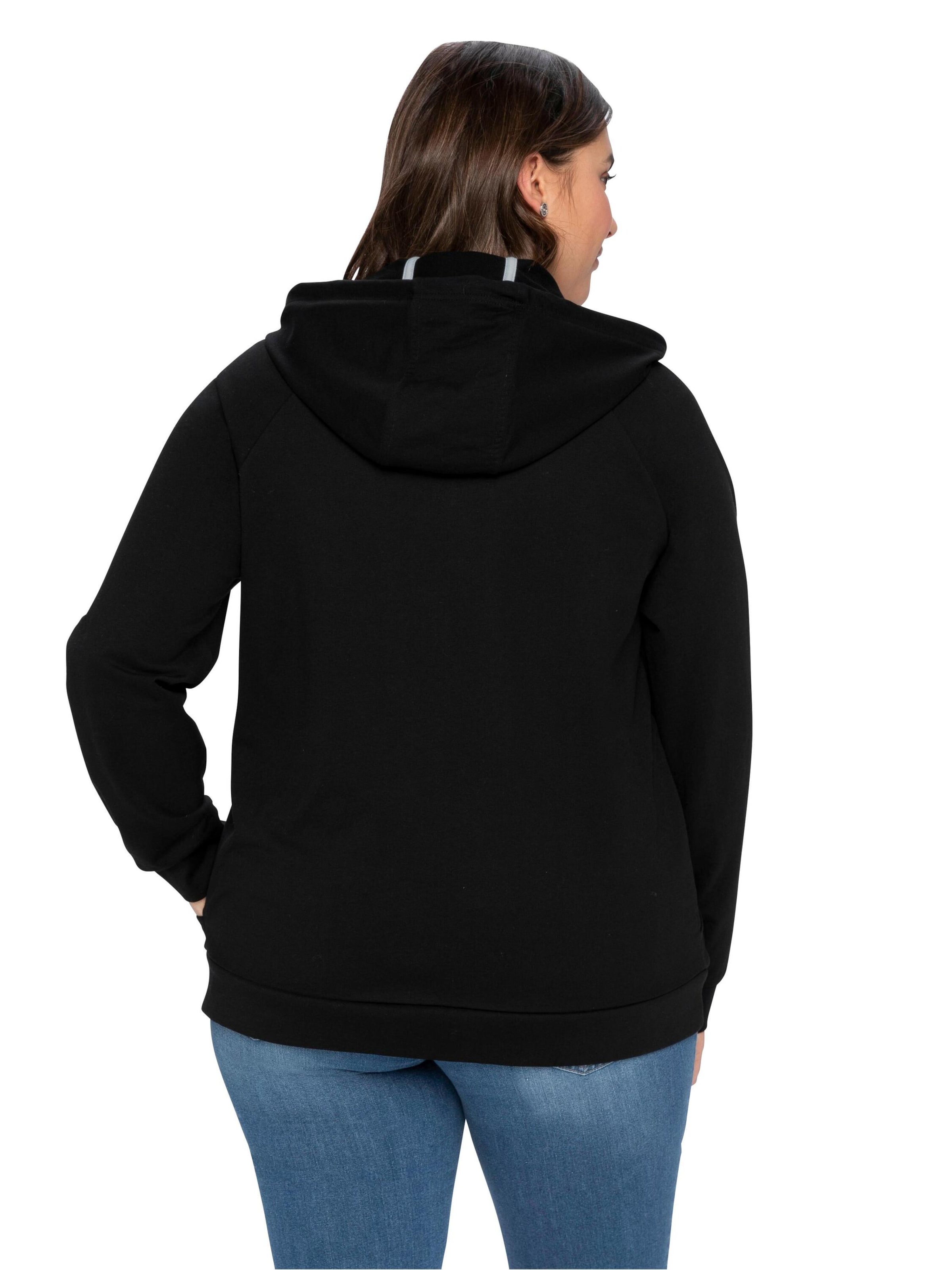 SHEEGO Sweatjacka i svart