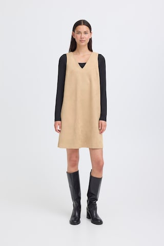 ICHI Dress in Beige