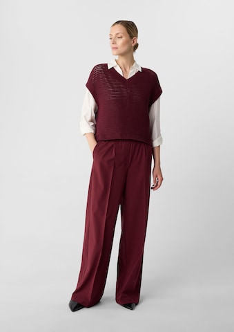 comma casual identity Wide Leg Hose in Pink: Vorderseite