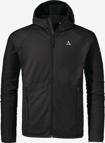 Veste en polaire fonctionnelle 'Cascata' Schöffel en noir : devant