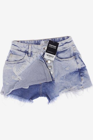 Bershka Shorts in XXS in Blue