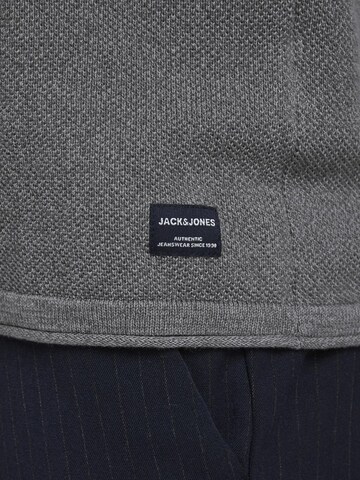 JACK & JONES Regular Fit Pullover 'Hill' in Grau