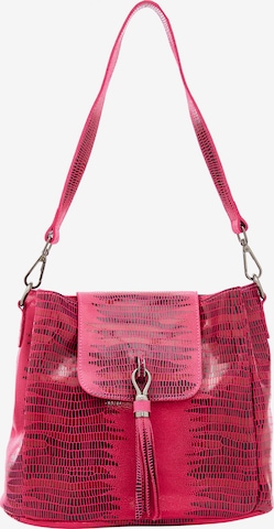 faina - Bolso de hombro en rosa: frente