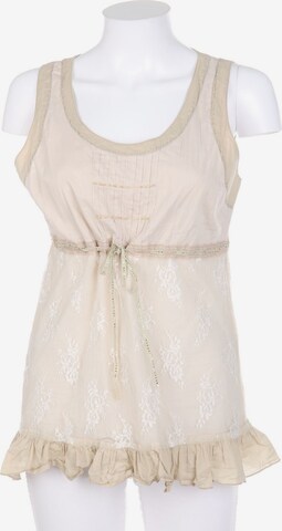 Cream Blouse & Tunic in S in Beige: front