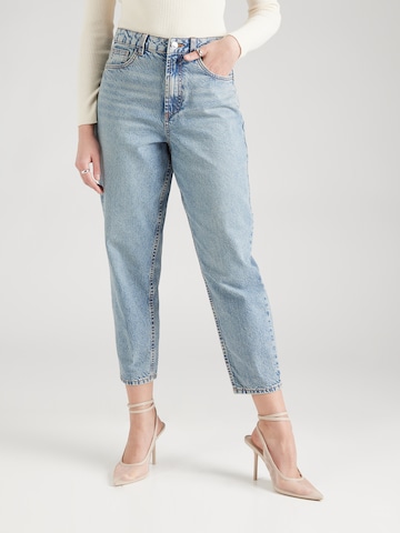 Miss Selfridge Tapered Jeans in Blue: front