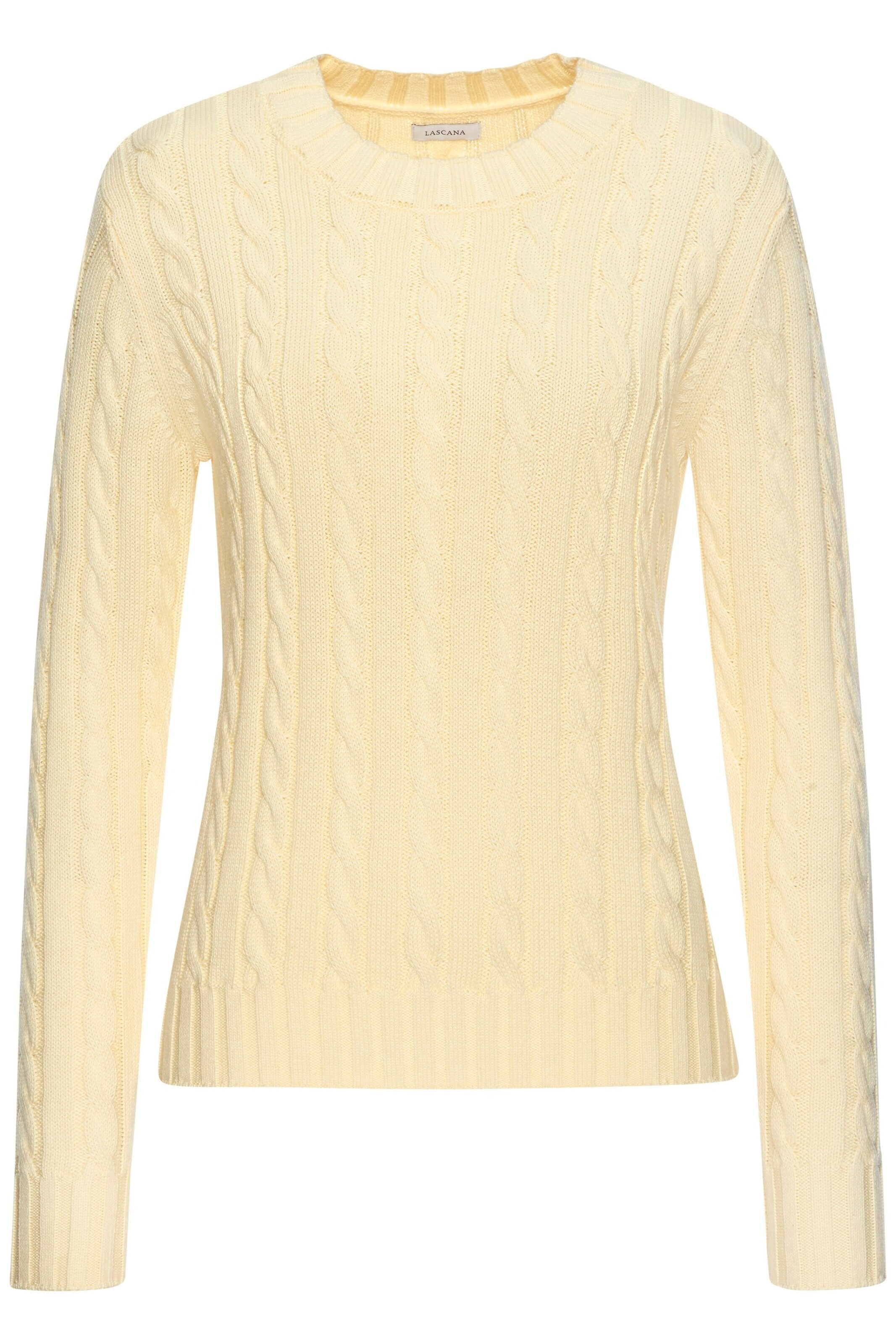 LASCANA Pullover in Gelb: Vorderseite