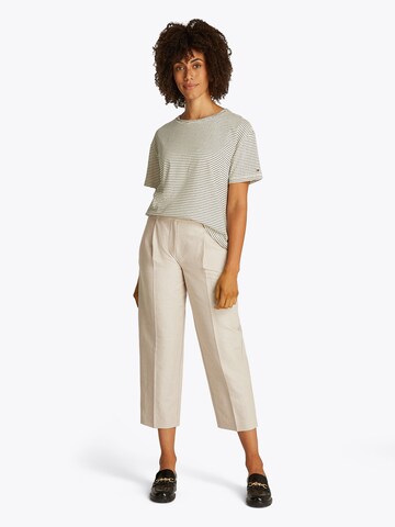 TOMMY HILFIGER - regular Pantalón plisado en beige