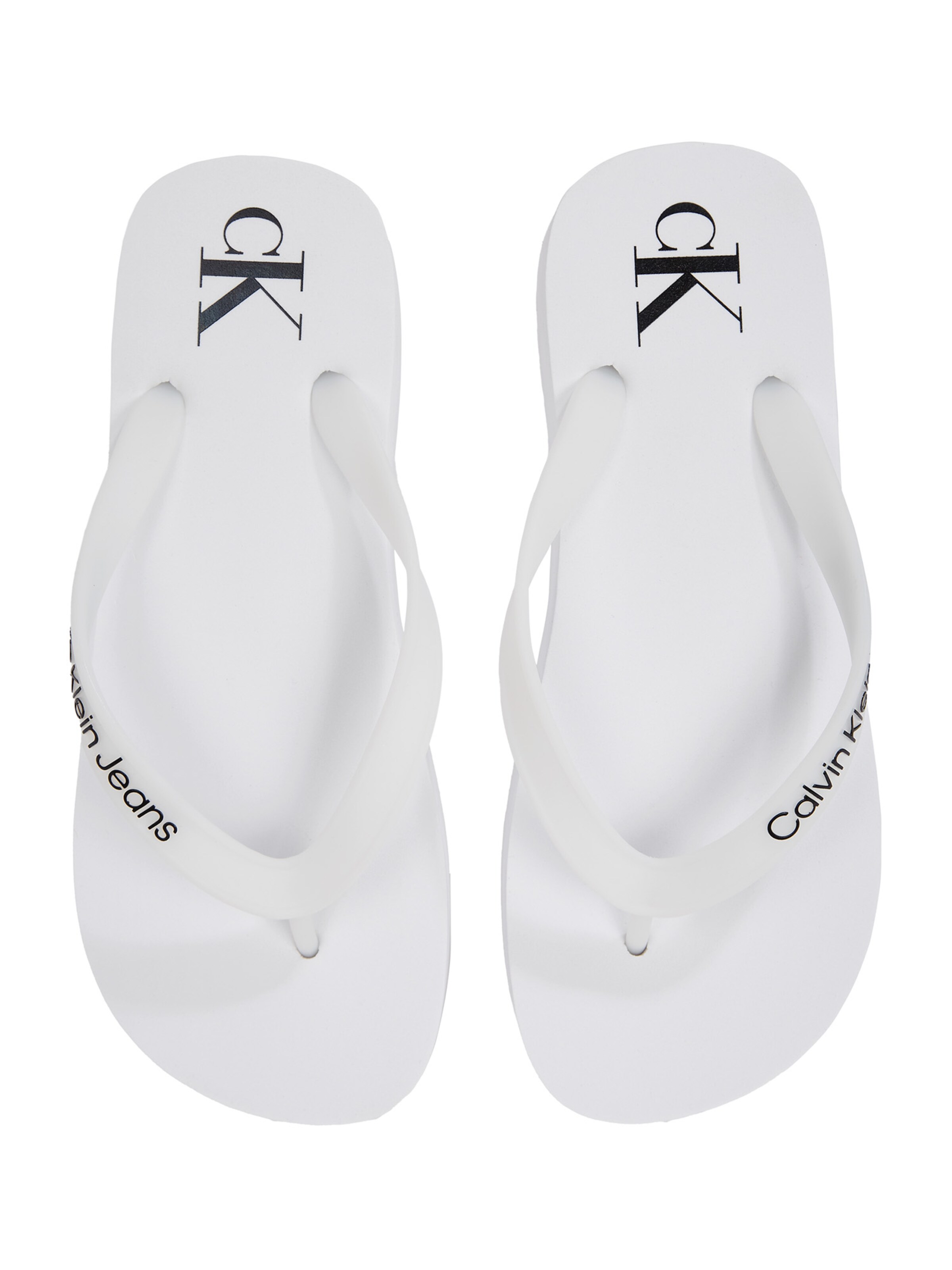 Calvin Klein Teenslipper in Wit