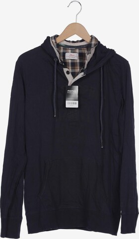 s.Oliver Sweatshirt & Zip-Up Hoodie in L in Blue: front