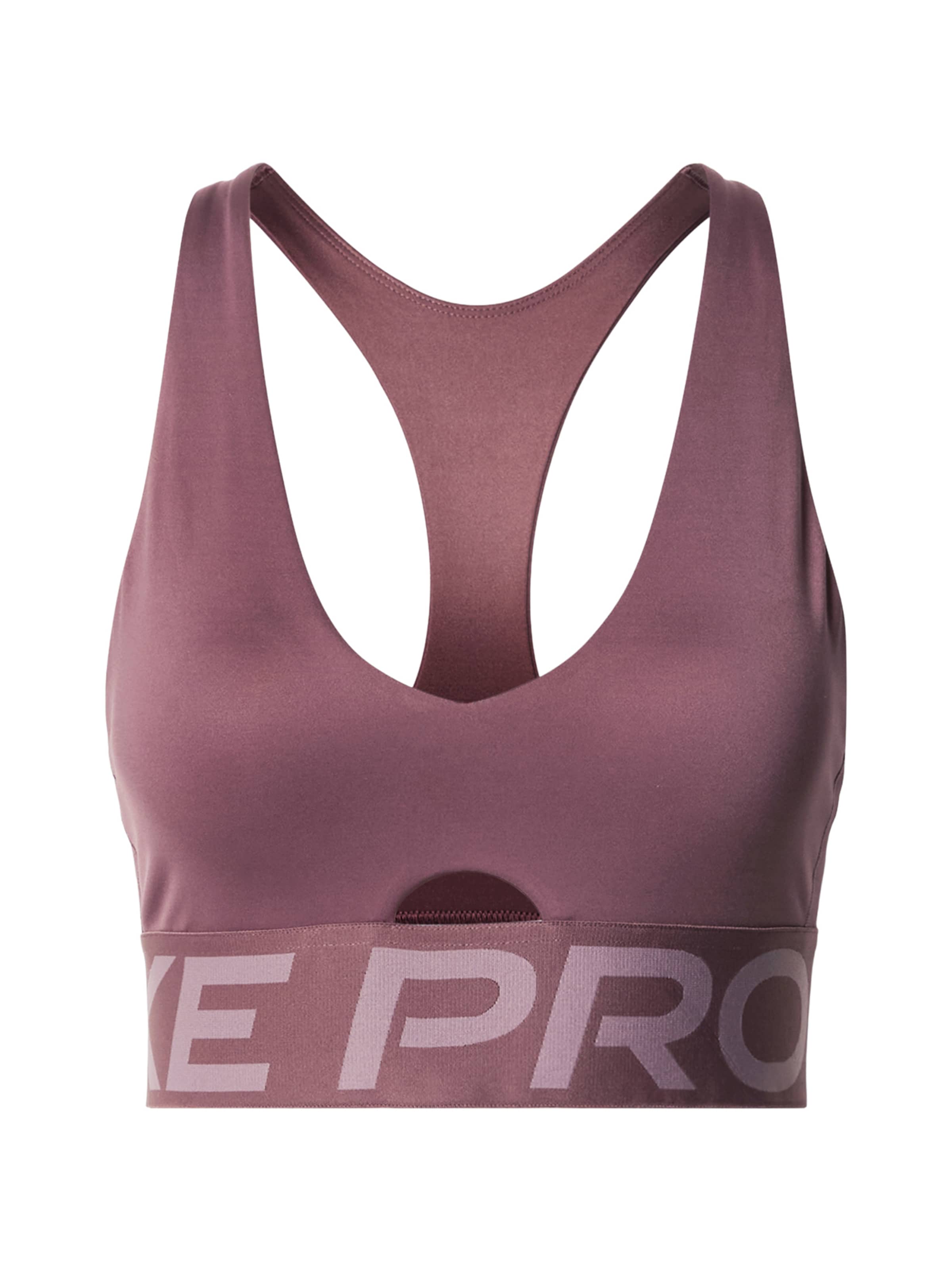 NIKEBustier Sportski grudnjak 'NP SCULPT' - ljubičasta boja: prednji dio