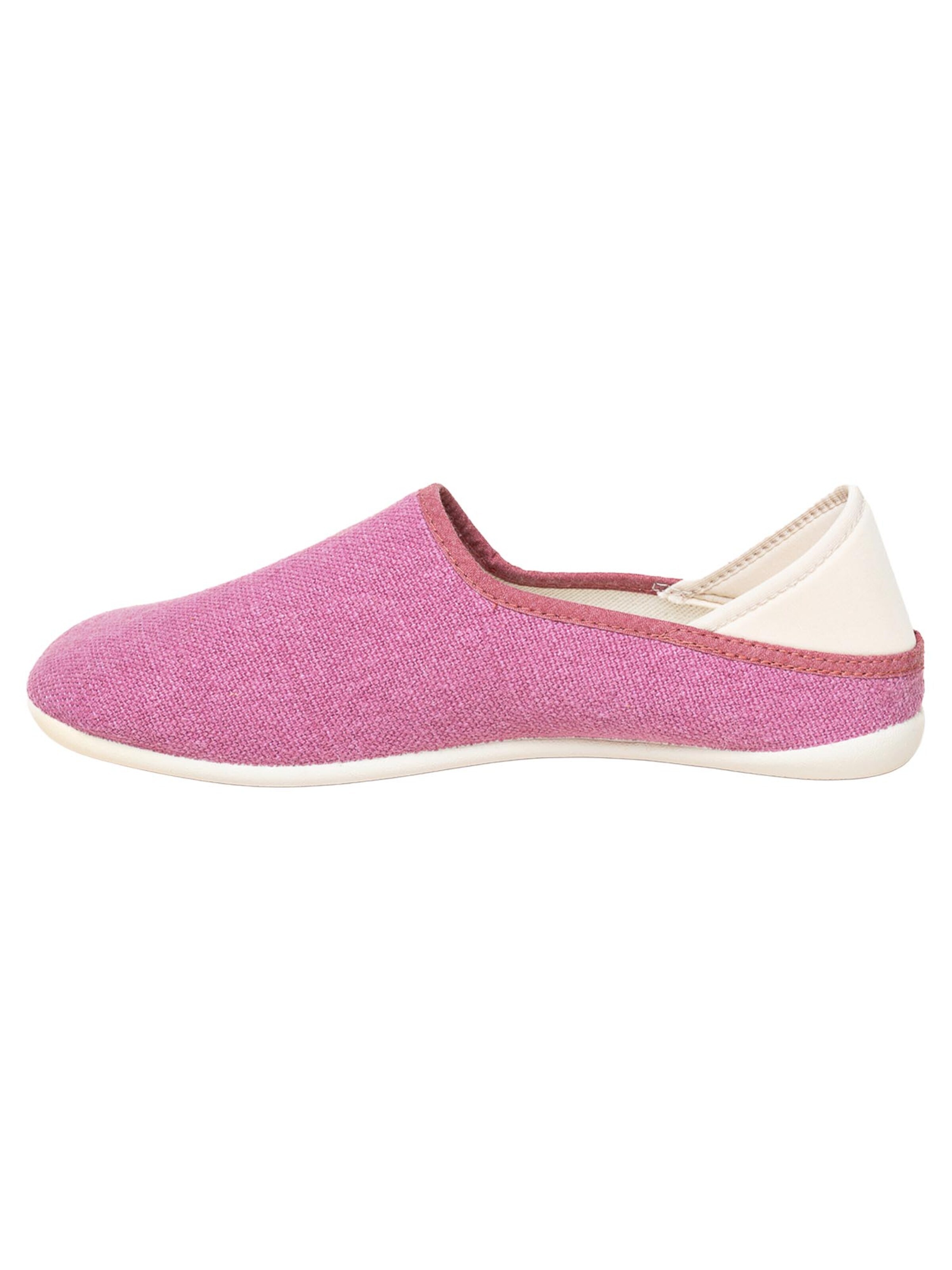 Gottstein Slippers 'Linen Slip-On' in Pink