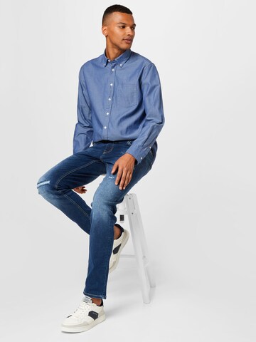 SEIDENSTICKER Regular fit Button Up Shirt in Blue