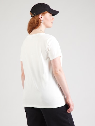 T-shirt 'CARBOOSTERY' ONLY Carmakoma en blanc