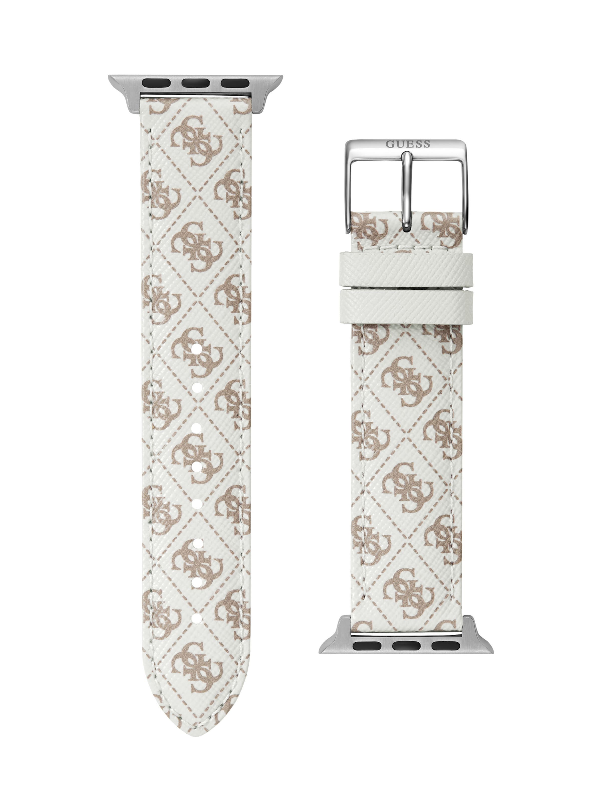 Bracelet GUESS en blanc : devant