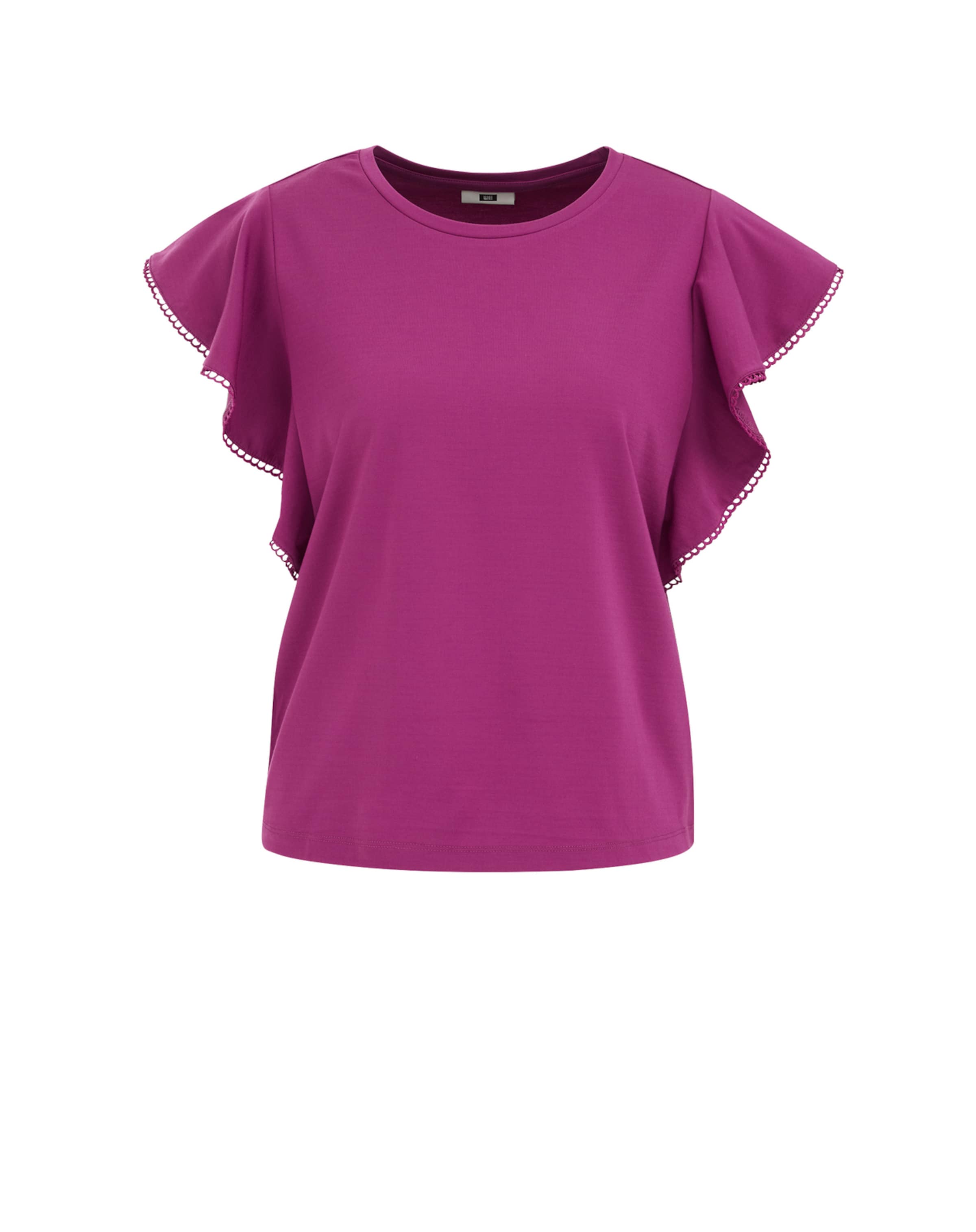 T-shirt WE Fashion en rose : devant