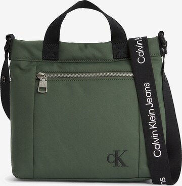 Calvin Klein Jeans Shopper in Green: front