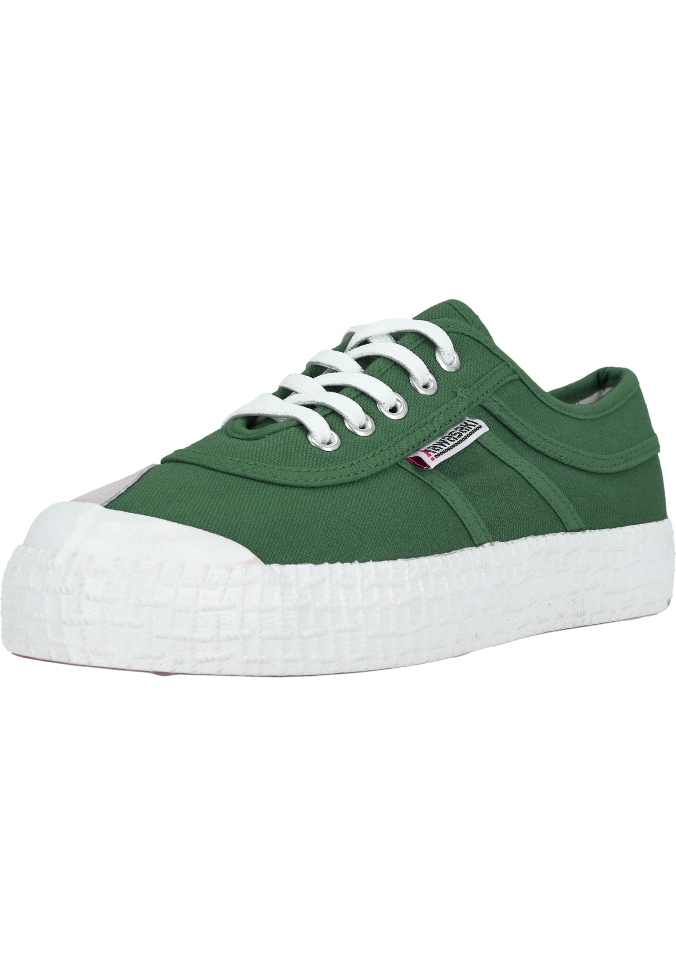 KAWASAKI Platform trainers 'Original 3.0' in Green: front