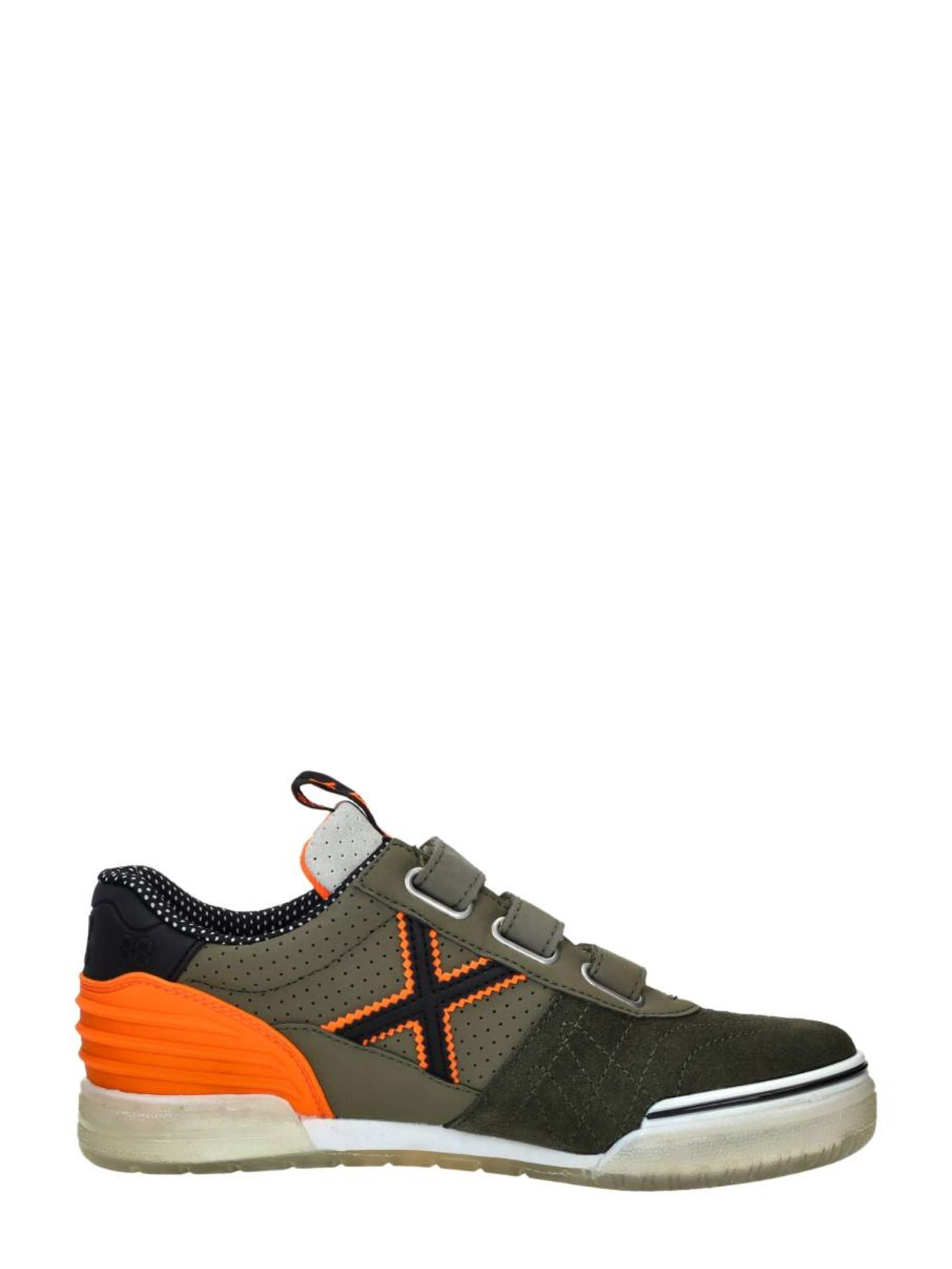 MUNICH Sneakers 'Klittenband Laag' in Groen