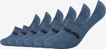 SKECHERS Ankle Socks in Blue: front