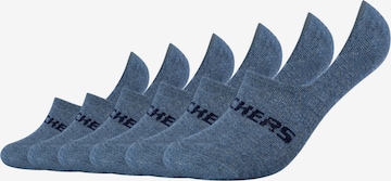 SKECHERS Ankle Socks in Blue: front