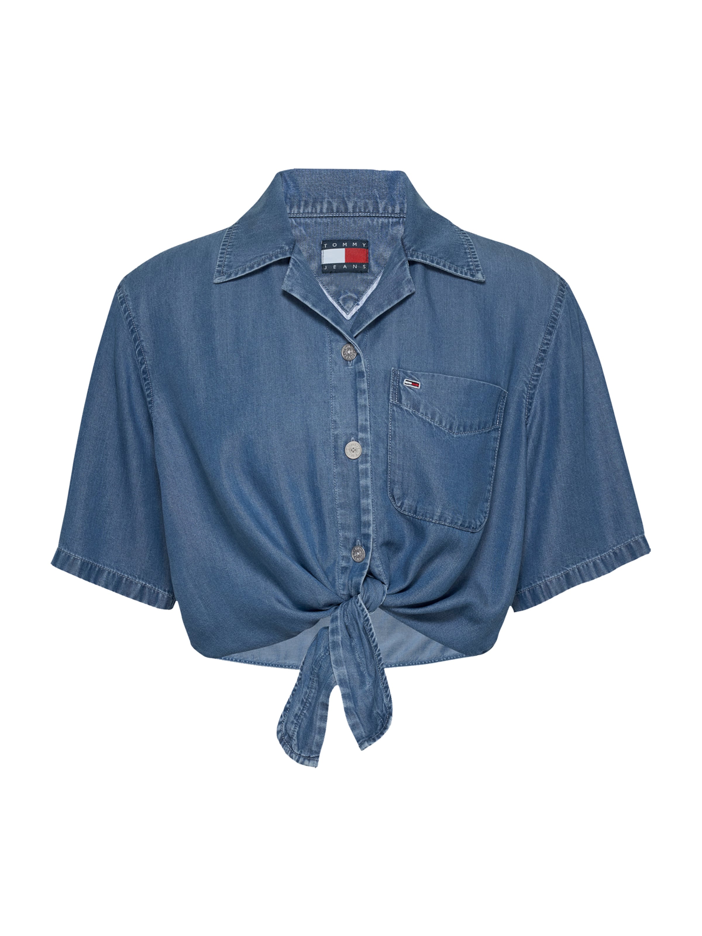 Tommy Jeans Blouse in Blue: front