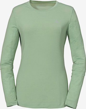 Schöffel - Camisa funcionais 'Laubbichel' em verde: frente