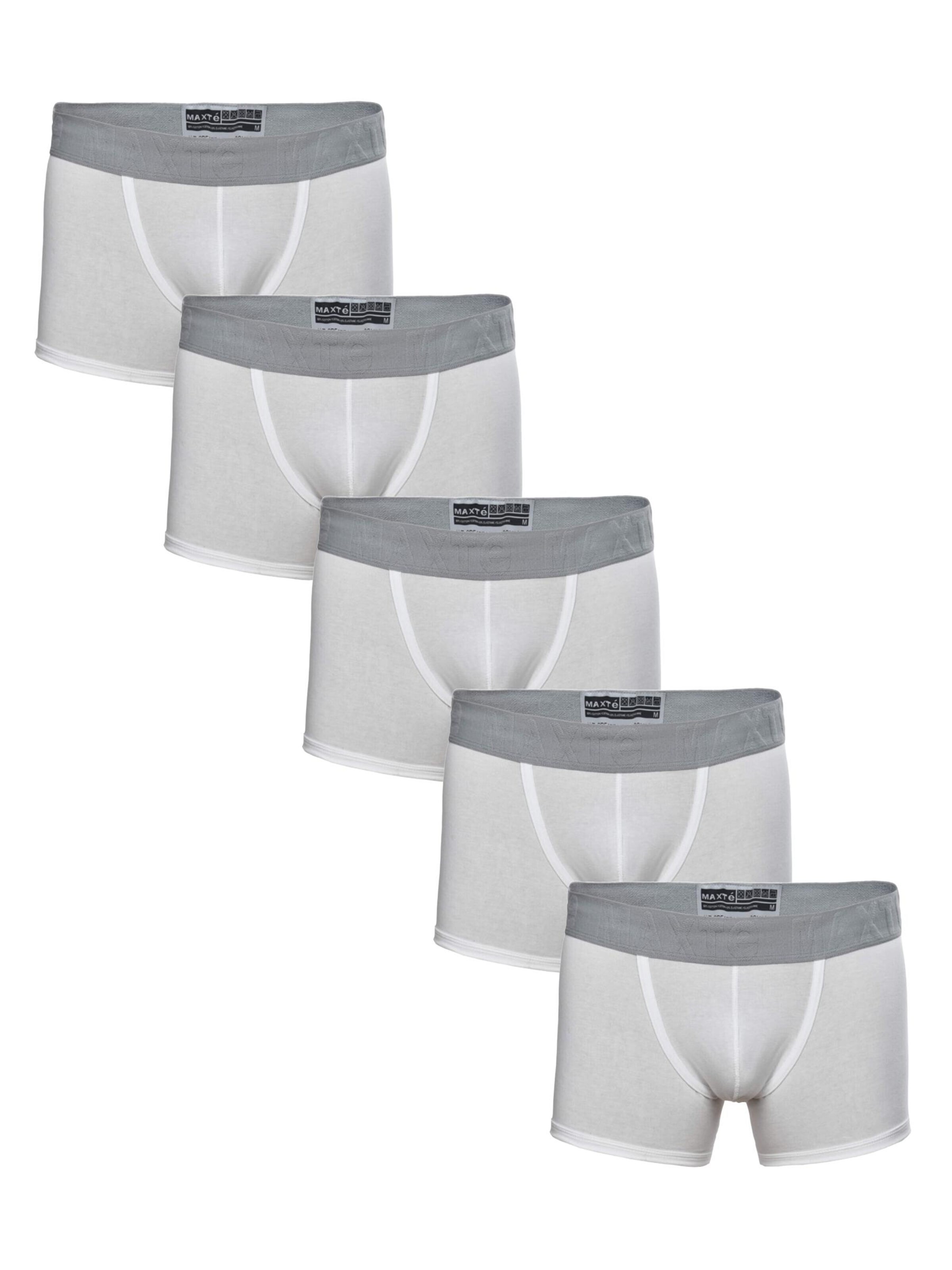 Boxers 'COTTON MAX Boxershorts Men 5er Pack' Maxte en blanc : devant