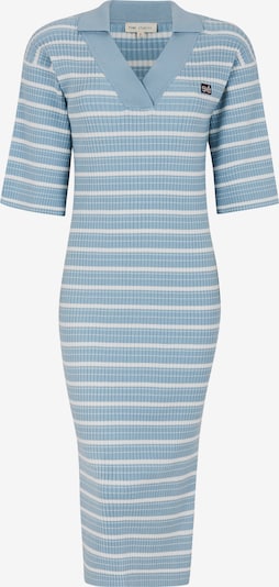 Esmé Studios Knitted dress 'Aura' in Smoke blue / White, Item view