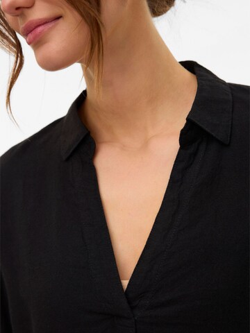 Chemisier 'VMLinn' VERO MODA en noir