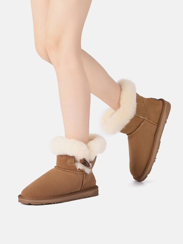 Bottines 'Robin' Everau en marron : devant