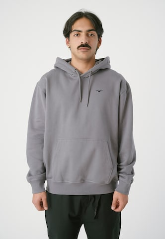 Cleptomanicx Sweatshirt 'Ligull Boxy' in Grey: front