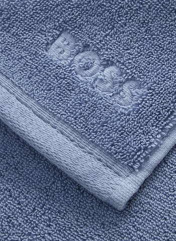 BOSS Home Towel in Blue: front