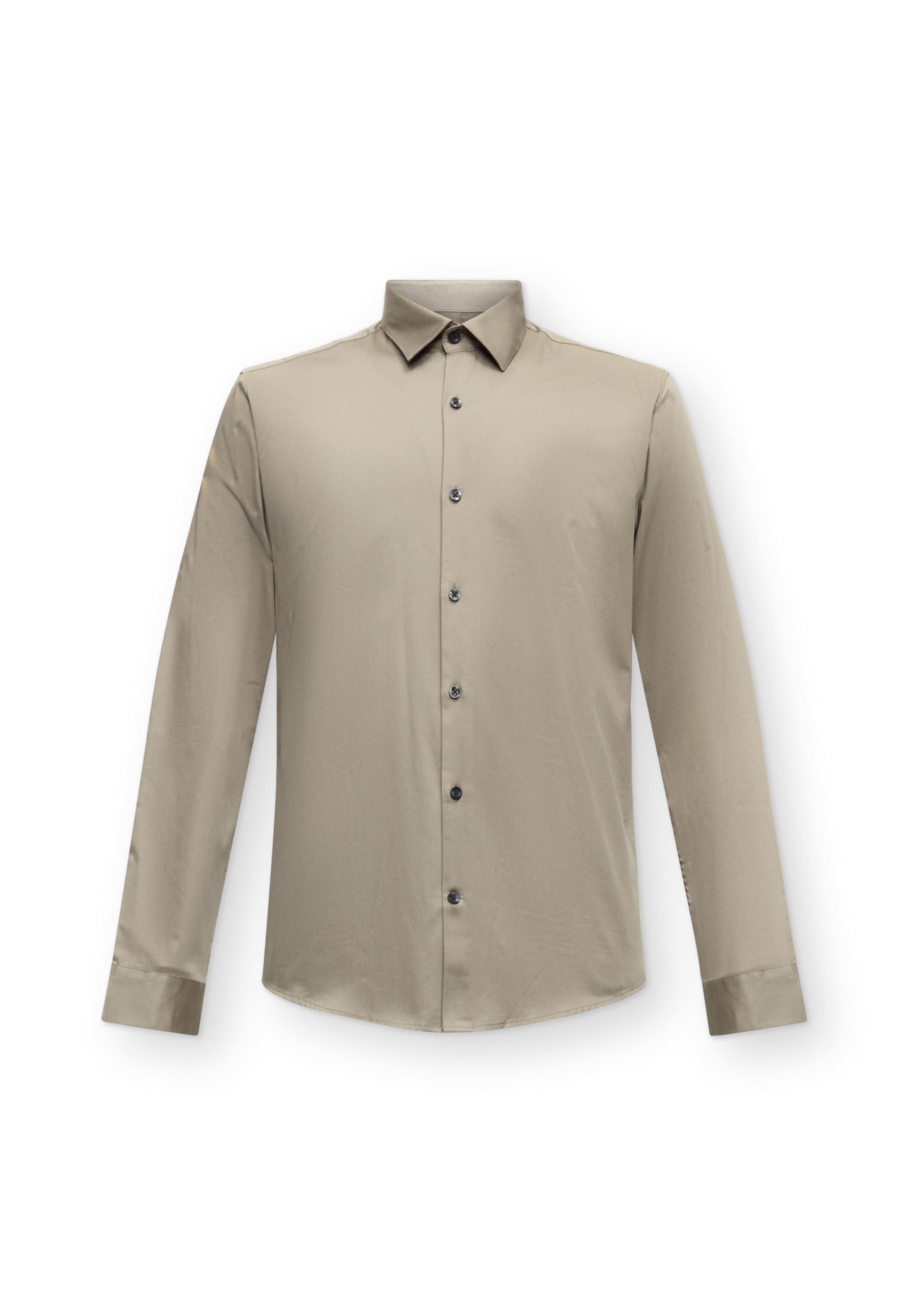 Lindbergh - Ajuste regular Camisa en beige: frente