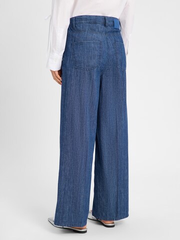 Wide Leg Pantalon à pince ' Alina ' Cambio en bleu