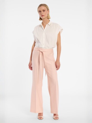 Ana Alcazar Regular Pantalon 'Dorli' in Roze