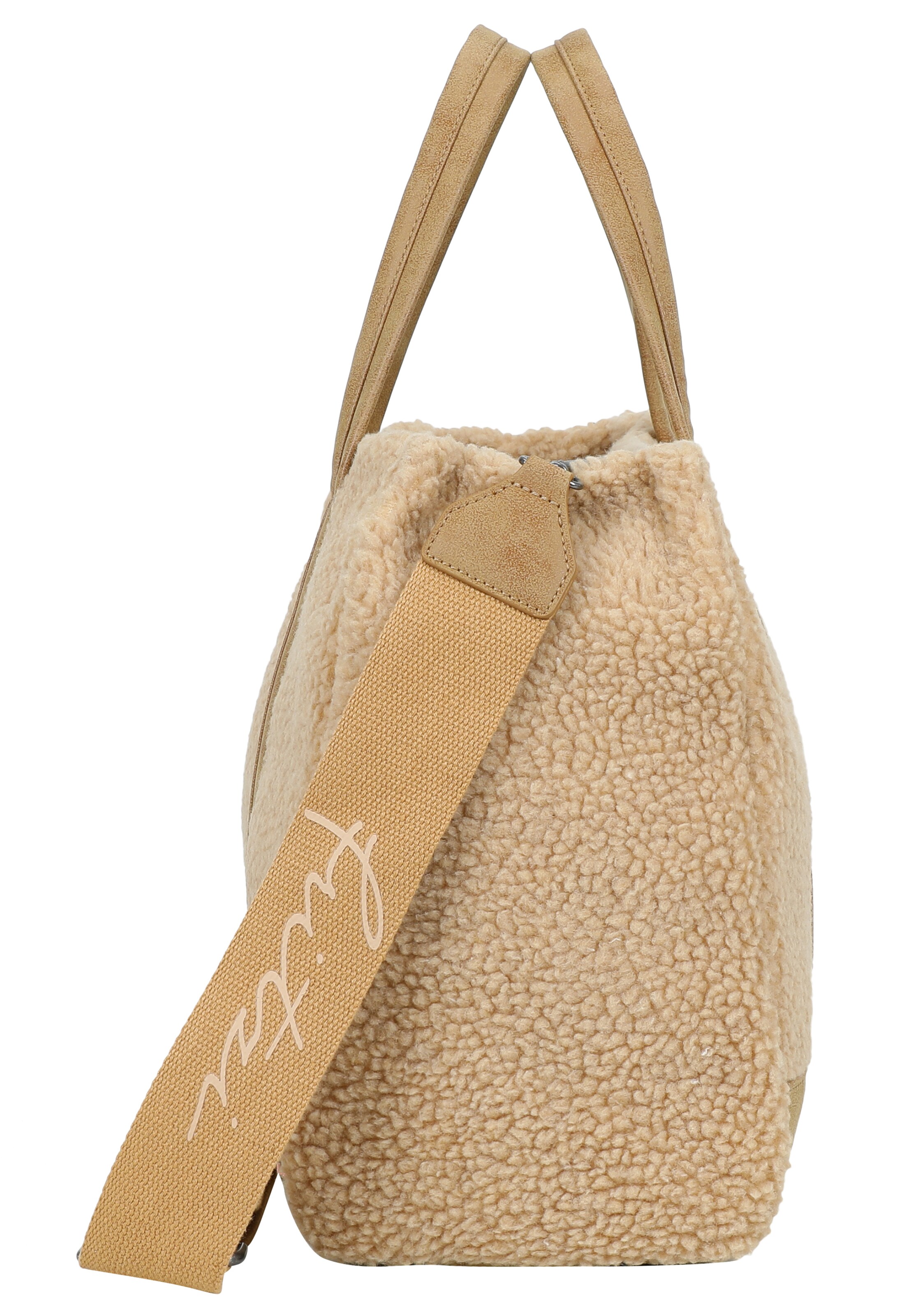 Fritzi aus Preußen Shoulder bag 'Easy Tote Limited Teddy' in Beige