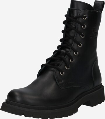 PANAMA JACK Lace-Up Ankle Boots 'Florida' in Black: front