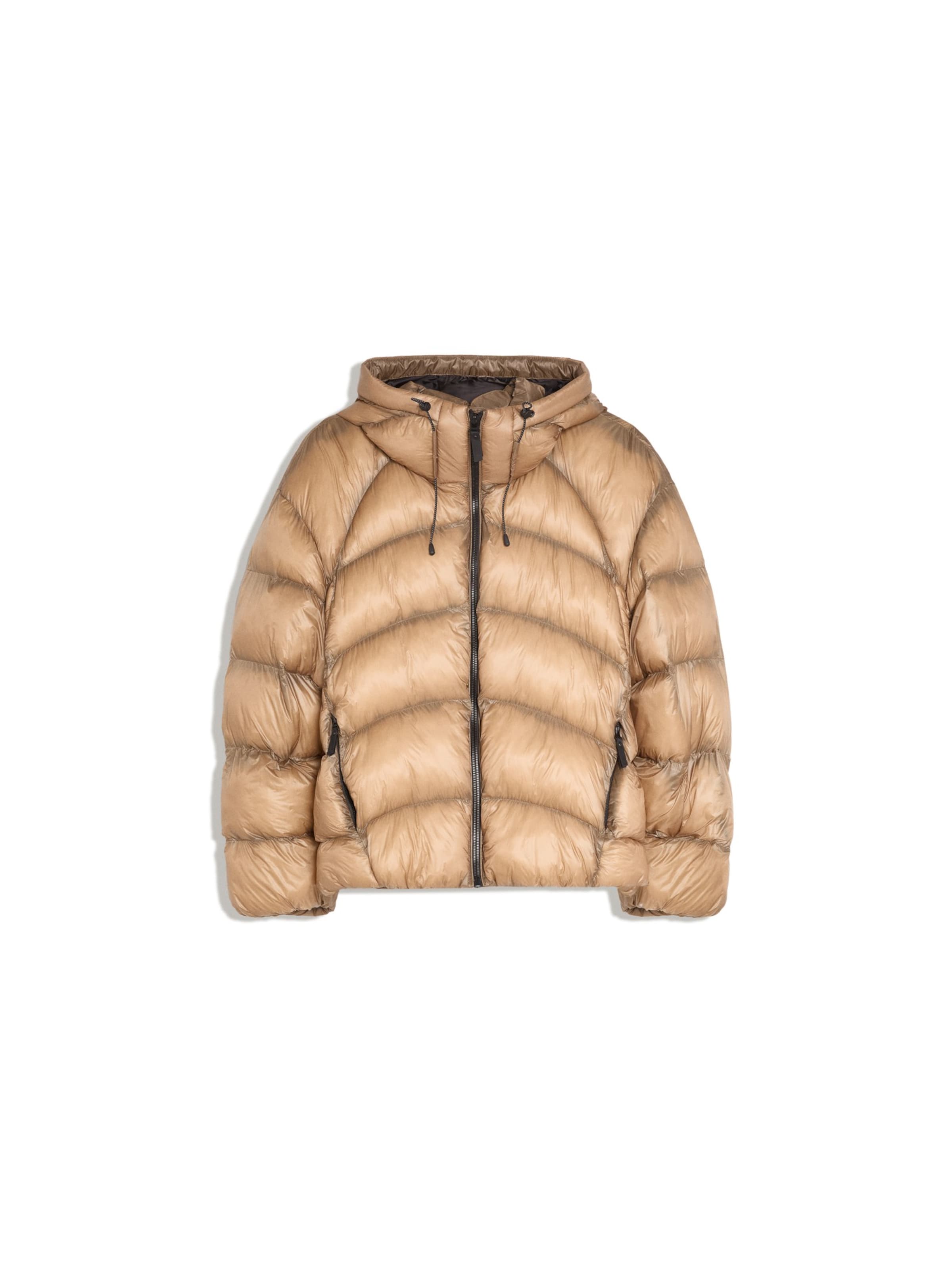 Bershka Zimní bunda ve velikosti XS - světle hnědá, Produkt