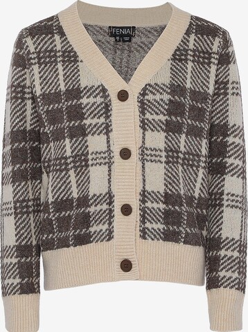 Cardigan FENIA en beige : devant