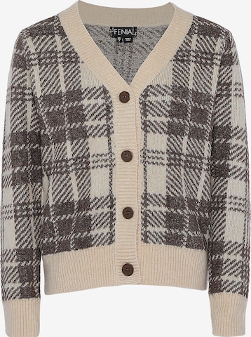 Cardigan FENIA en beige : devant