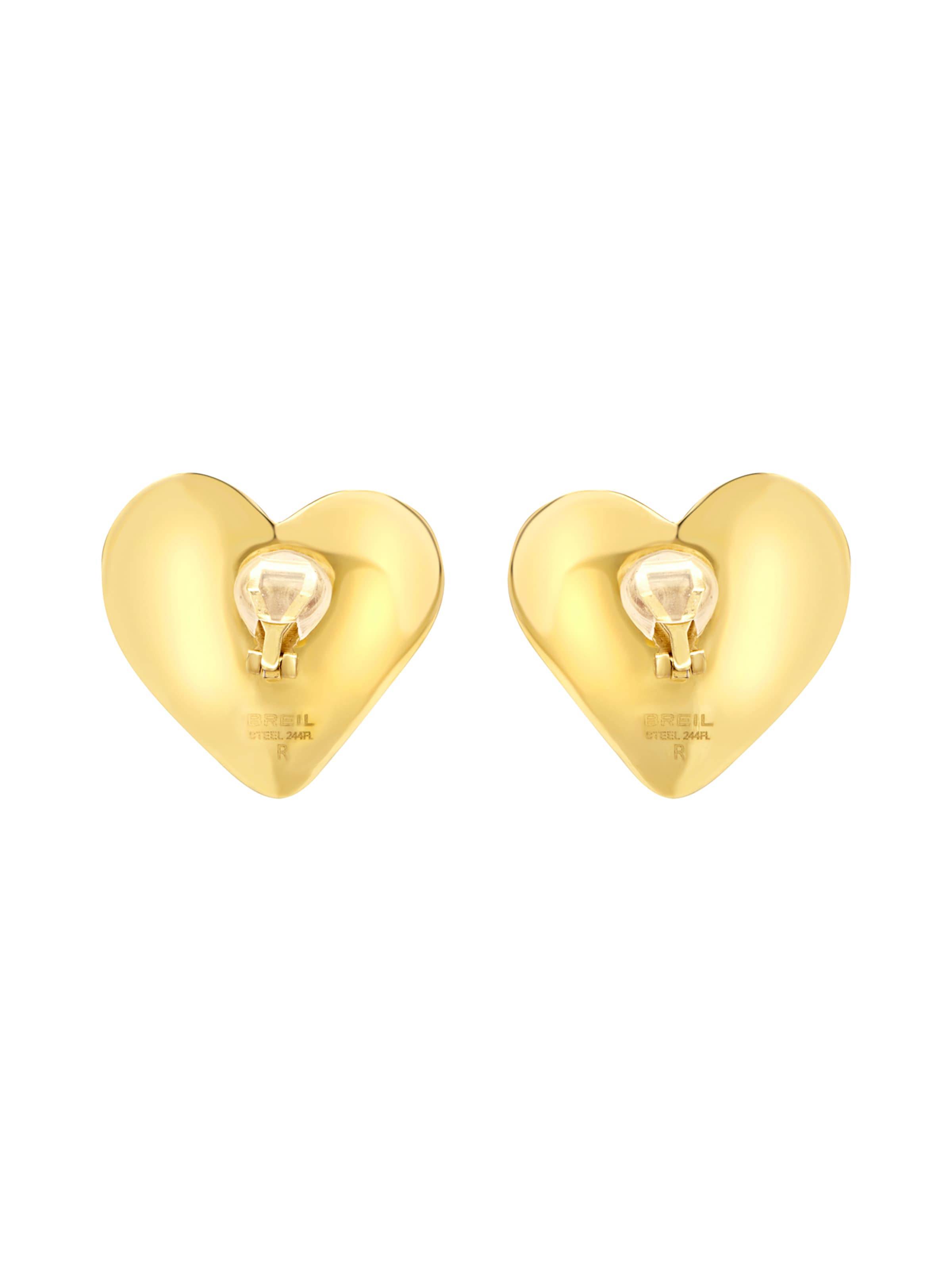Boucles d'oreilles 'Big Heart' Breil en or